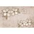 3D Stereo Kabartmalı Kristal Taş Çiçekler Duvar Kağıdı 3731