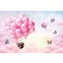 Gökyüzü Balon Kelebek Desen Çocuk Duvar Kağıdı 3715