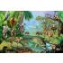 Orman Tropikal Hayvanlar Desen Çocuk Duvar Kağıdı 3959