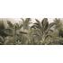 Tropikal Orman Yapraklar Desen Duvar Kağıdı 4424