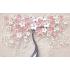 Ağaç İnci Çiçek Desen Duvar Kağıdı 4602