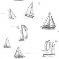 Gemi Desen Duvar Kağıdı 2126