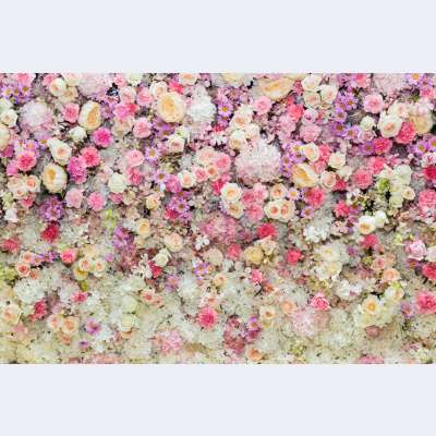 Gül Renkli Çiçekler Duvar Kağıdı 4366