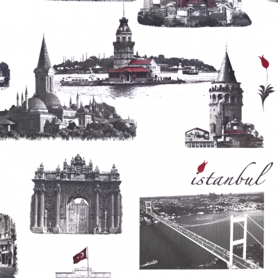 İstanbul Desen Duvar Kağıdı 500-88